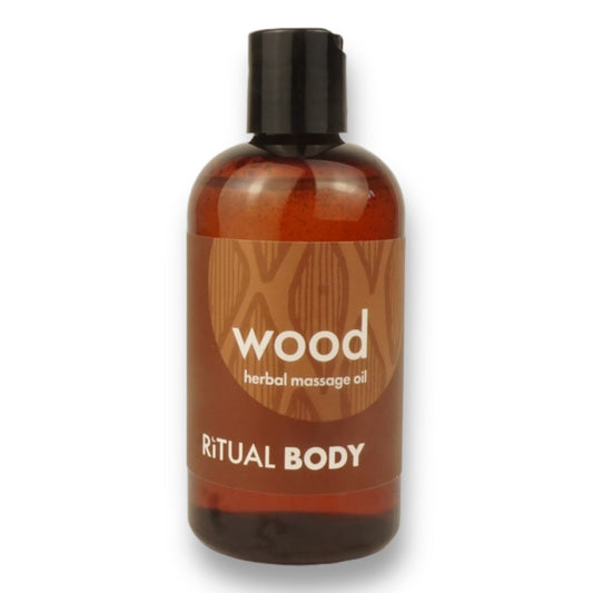 Wood Organic Herbal Massage Oil